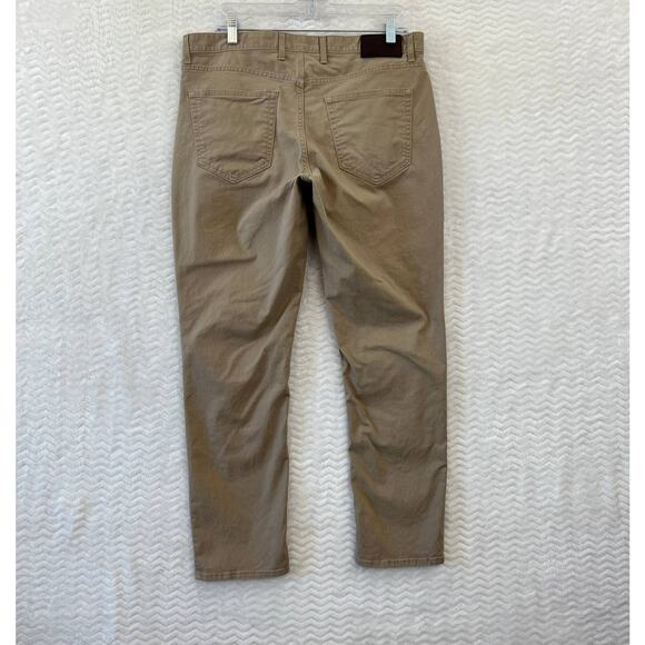 Michael Kors Parker Slim Fit Khaki Classic Jeans Pants Mens Size 30 x 32  ** - Picture 2 of 13